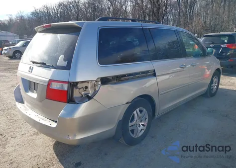 2007 Honda Odyssey Ex-L from USA, damaged, VIN 5FNRL38717B137980